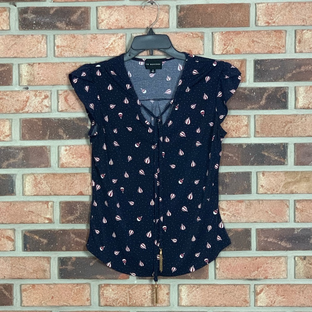 The Workshop Hot Balloon Print Top